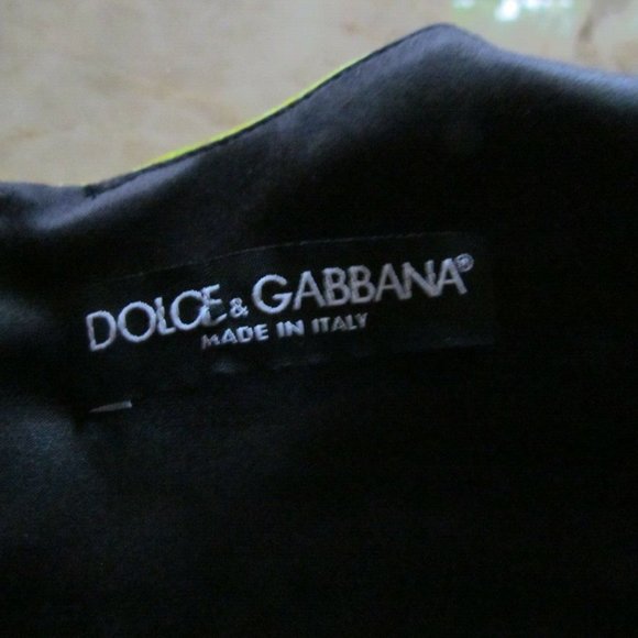 New DOLCE & GABBANA Runway Artistic Floral Design Lined dress IT 42,US 6-8, S-M. - Picture 11 of 11